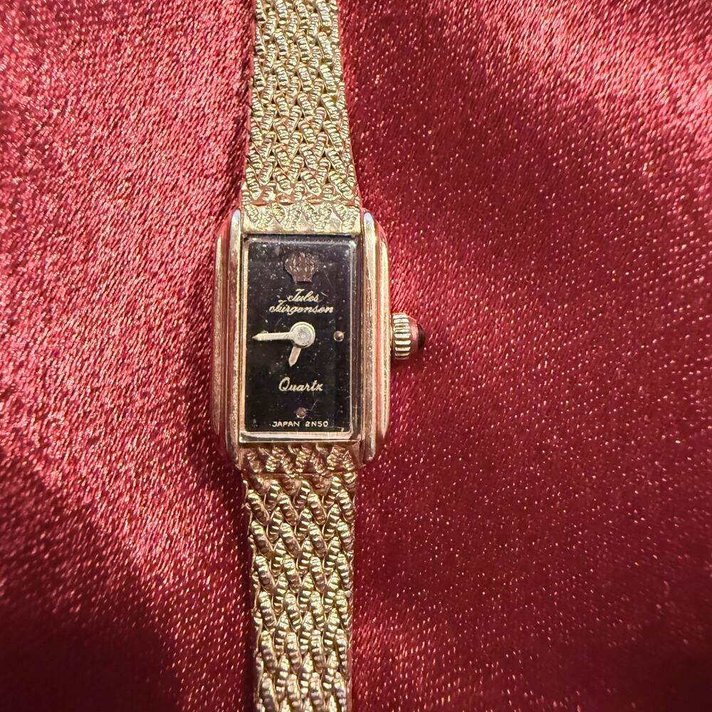 Jules Jurgensen Women’s Gold Tone Delicate Vintage Watch